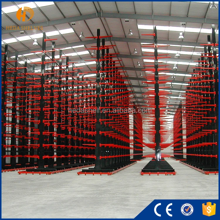 棚　材料置き　鉄骨 鉄骨建材用多機能アルミ収納ラック/倉庫カンチレバーラッキング