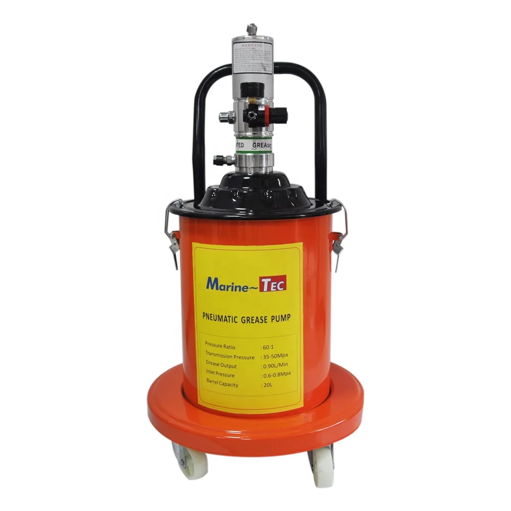 Impa617401 Air Operated High Pressure Pneumatic Grease Pump 20l /high ...