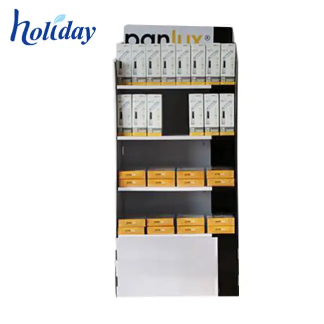 Corrugated Promotion Portable Cardboard LED Bulb Display Stand for Light Lamp