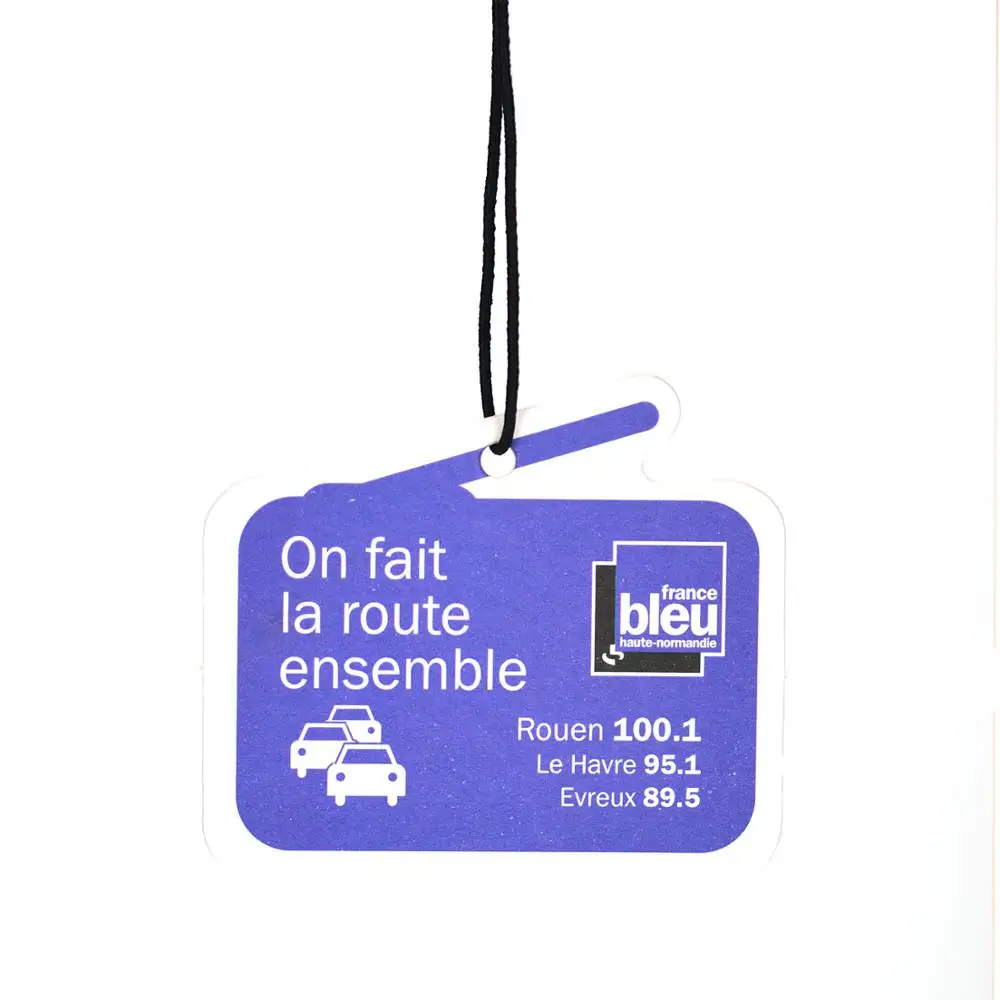 Пользовательские Аромат бумага освежитель воздуха для автомобиля с возможностью нанесения логотипа по вашему желанию