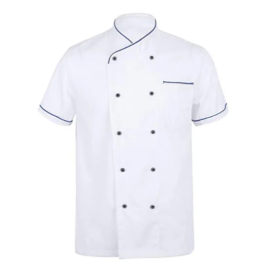 Custom Cook Uniform Hotel Restaurant Chef Shirt Chinese Guangzhou Kitchen Uniformes De Chef De Cocina Para for Men Tops Knitted