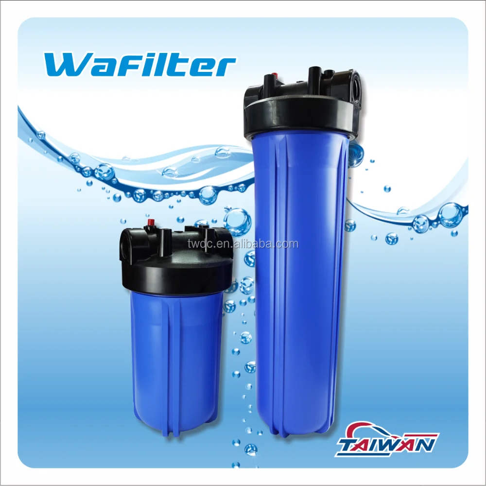 10/20 дюймовый большой синий корпус фильтра для воды Jumbo с рельефом давления для очистителя воды