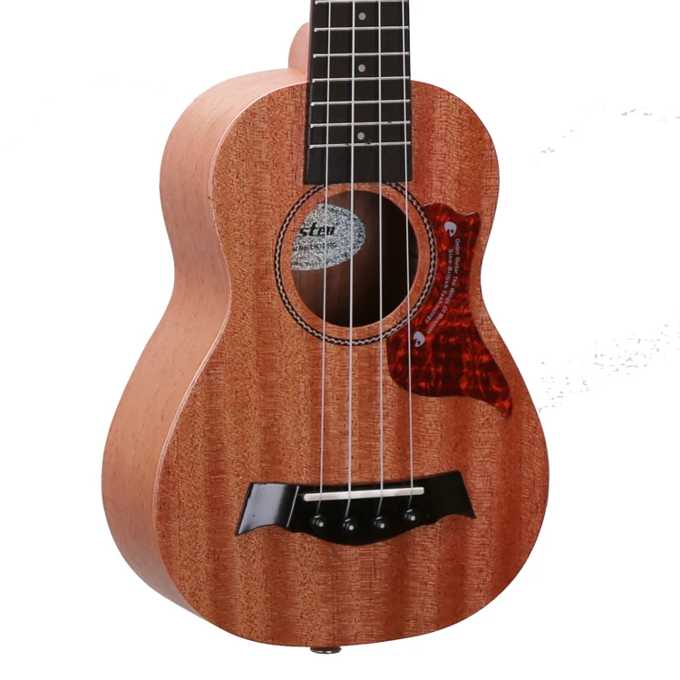 Wholesale Oem Mahogany Wood 21 Inch Soprano Ukulele Guitar Solid Wood