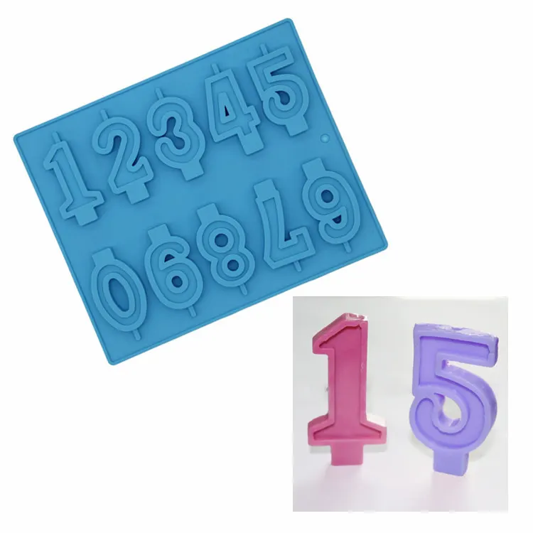 Details about   Silicone Numbers 0-9 Mold Chocolate Tray Fondant Cake Birth R2V5 Candle,s L4M7 