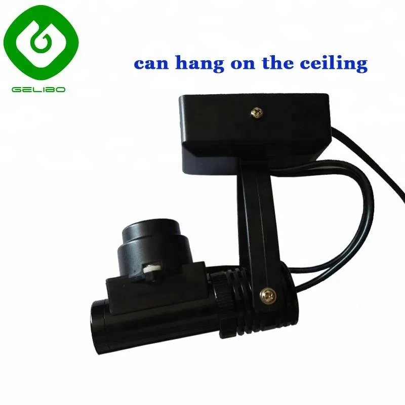 Вращающаяся Светодиодная лампа gobo нового поколения 15 Вт для праздничного украшения и рекламы магазина