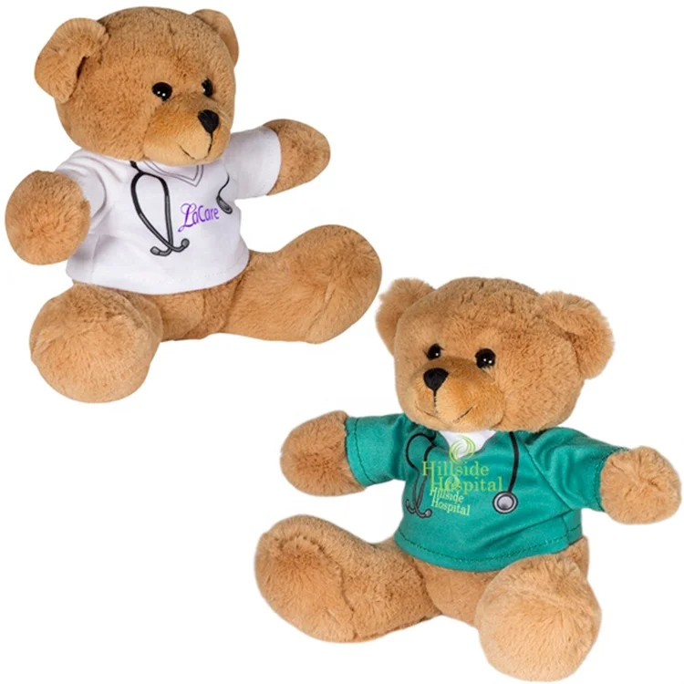 Promoción de la OEM de peluche personalizado uniforme médico Adorable osito  de peluche Peluches baratos bordado del logotipo de la Enfermera osito de  peluche - China Juguete de felpa y zapatilla de