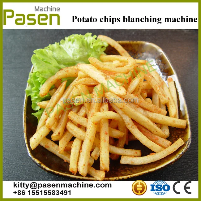 Low Energy Consumption Potato Slice Blanching Machine Vegetable Fruit Blancher Food Blanching Machine