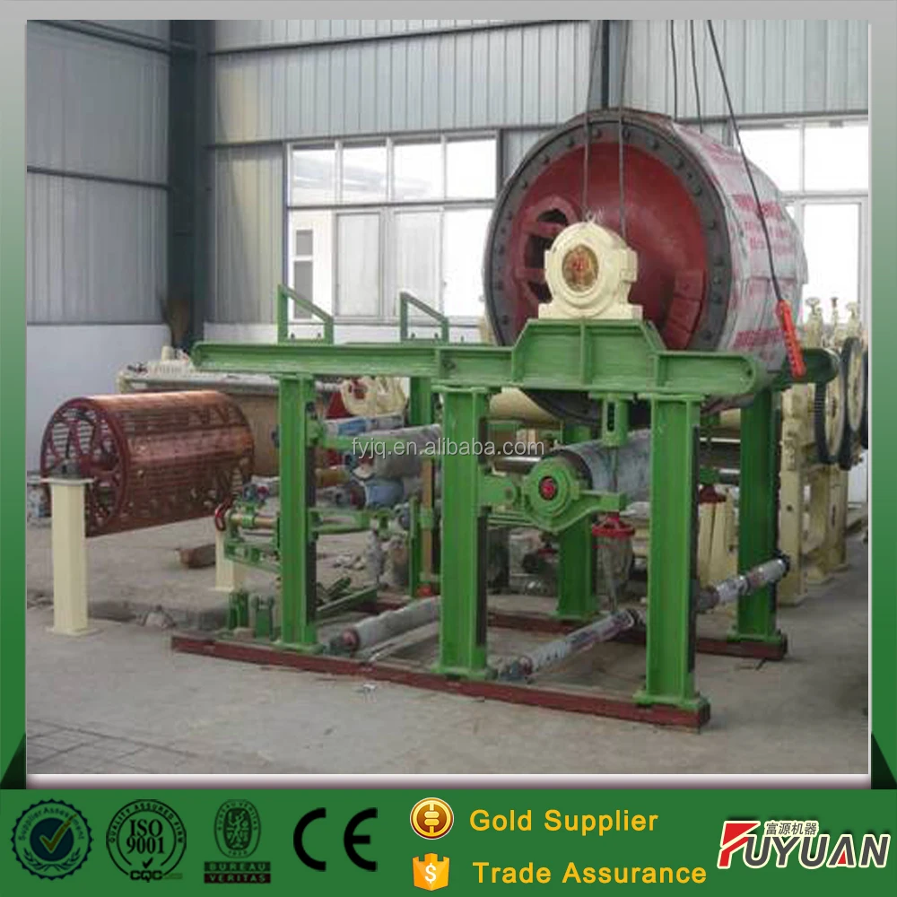 Small Waste Paper Recycling Machine Pape Mill Paper Jumbo Roll Making