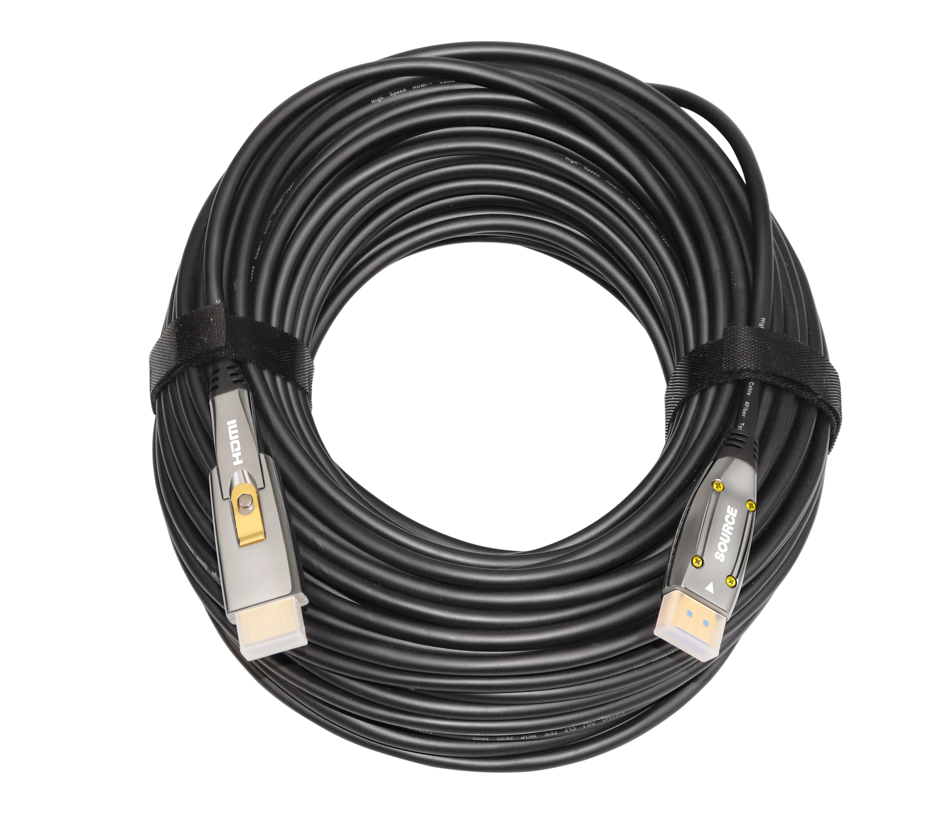 Xanuan HDMI волоконно-оптический кабель 100 футов 4K HDR 60 Гц ARC HDCP2.2, 3D, 18 Гбит/с Подвыборка 4:4:4 с двойным микро HDMI для Apple tv