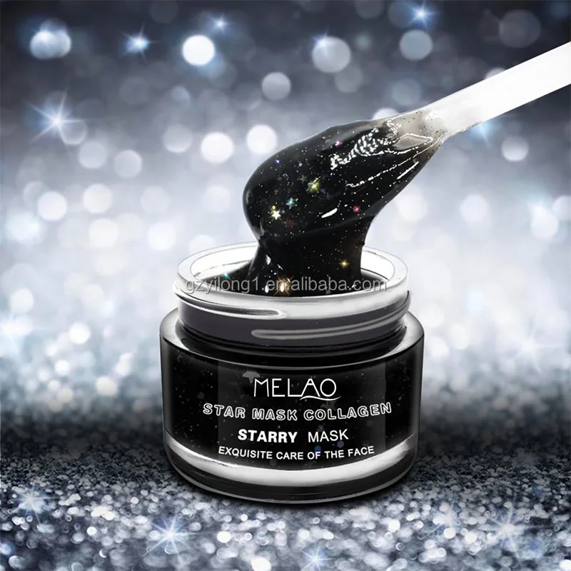 new black starry sky face mask peel off mask whitening,lifting