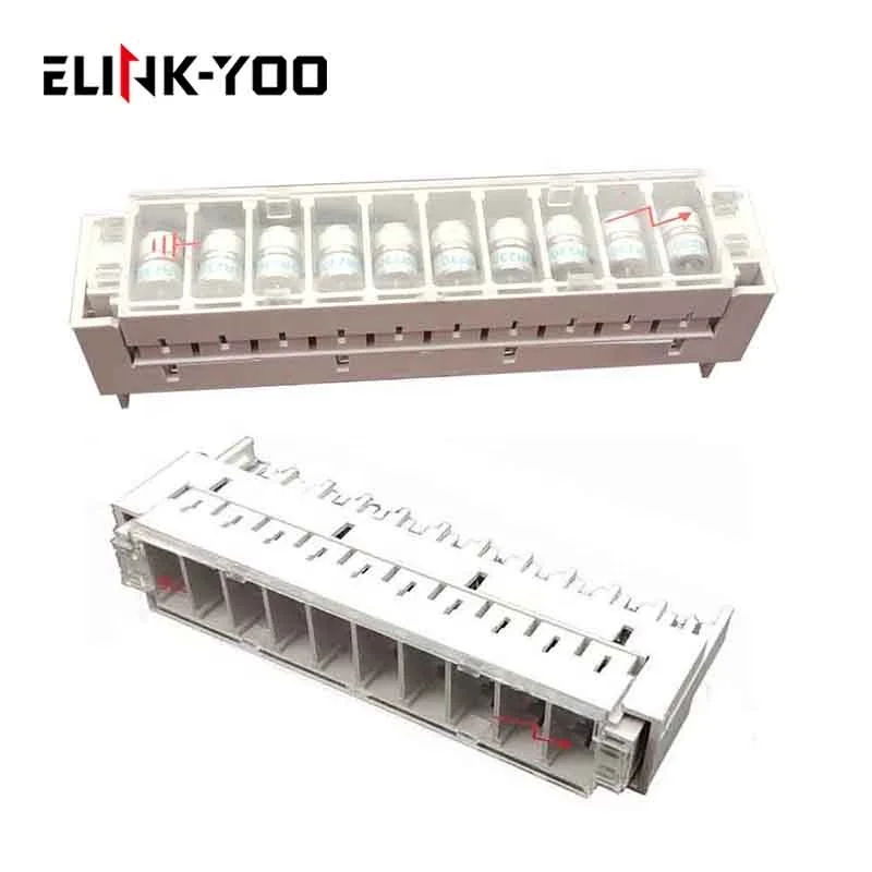 LSA krone 10 pair overvoltage Protection Magazine Protective Unit Surge Protection with gtd