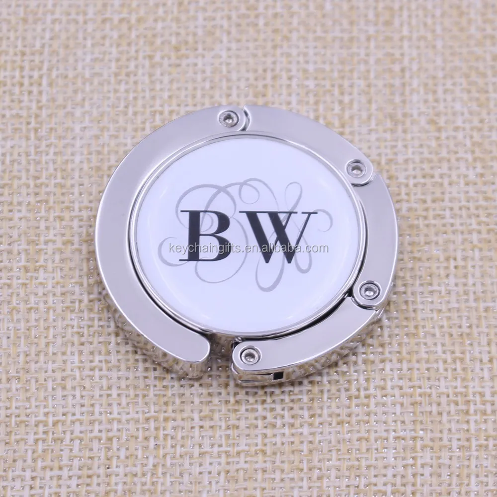 Round / Heart / Rectangle Metal Foldable Table Top Cheap Bag Hanger/hook for Women Wholesale Price