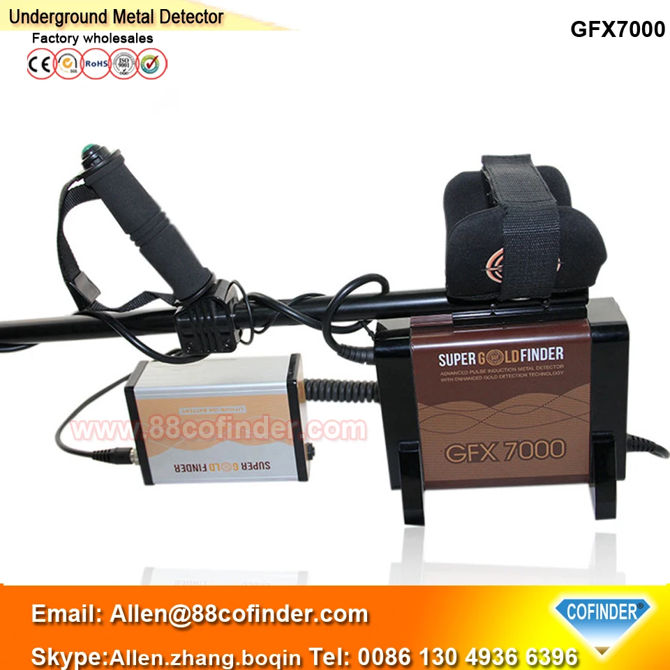 Cofinder Factory Высокое качество импульсный индукционный подземный металлоискатель GFX7000