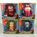 4pcs lot robot trains toys transformation robot model Trains Family deformation robot car kids toys for