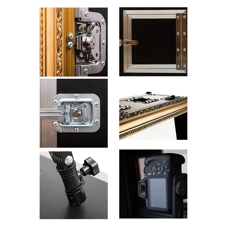 China Digital Interactive Mirror Photobooth Machine Photo Booth Wedding Booth with Wooden Frame