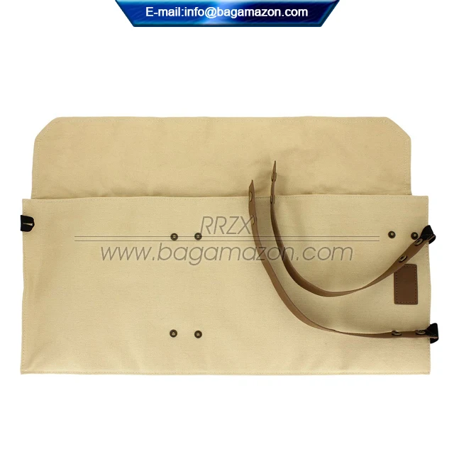 Portable Canvas Roll up Toiletry Bag for Men Private Label Supplier