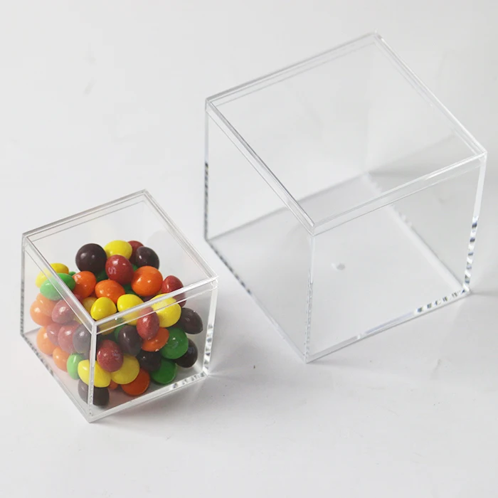 5X5 Transparent Acrylic Box For Crafts 40 Un - AliExpress