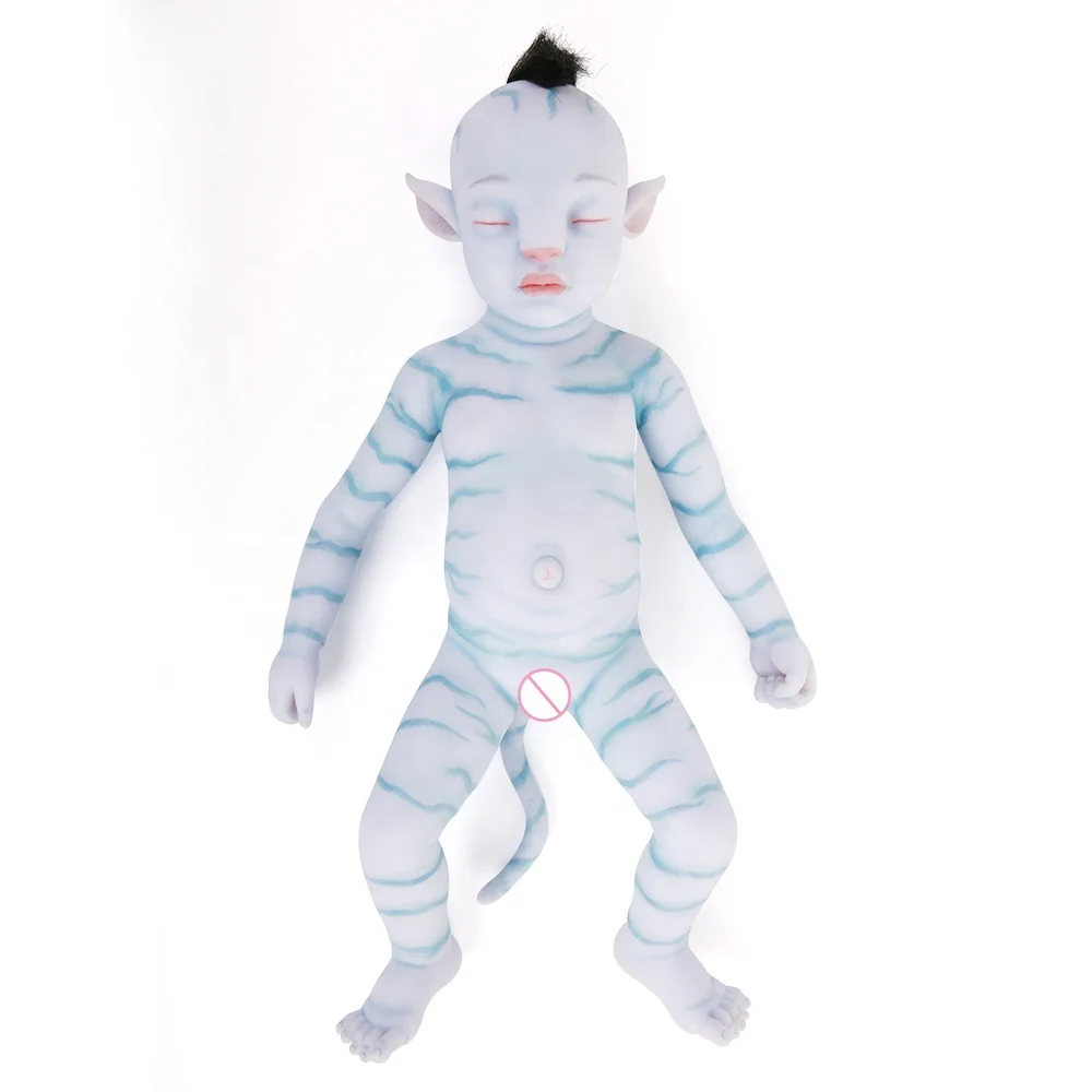 20 Inch Realistic Reborn Avatar Baby Soft Silicone Doll Special New Year Gift