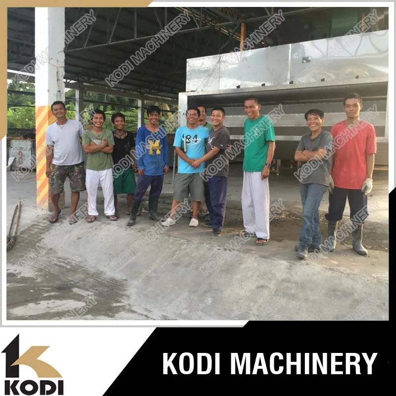 KODI Continous Mesh Belt Seaweed Processing Machine