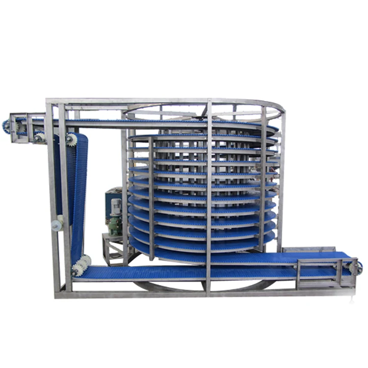 Commercial Spiral IQF Instant Freezer Freezing Chicken Single Spiral Blast Freezer for Sale