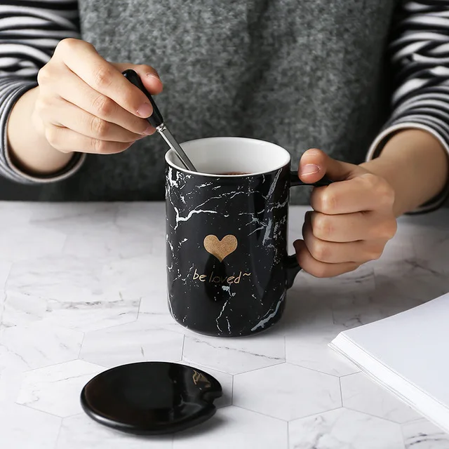 Marble Design Ceramic Coffee Mug Gift Set, View Gift Coffee Mug Set,  Hodeang Product Details from Yiwu Hodeang E-Commerce Co., Ltd. on  Alibaba.com