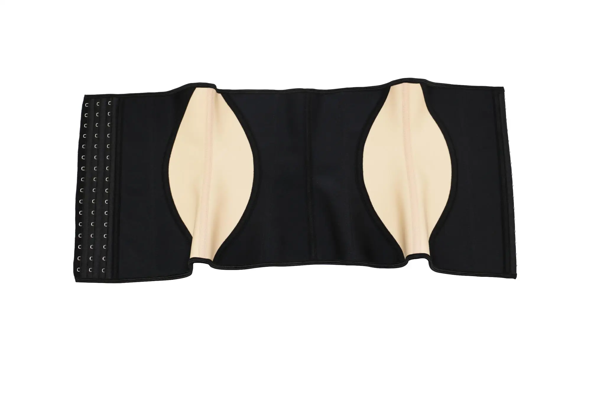 NANBIN Perfect Dropshipping Black Sexy Waist Trainer 9 Steel Boned Private Label Corset Free Sample