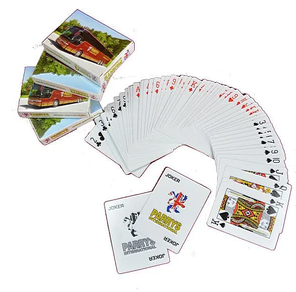 
 Напечатанные На Заказ высококачественные игральные карты для покера  