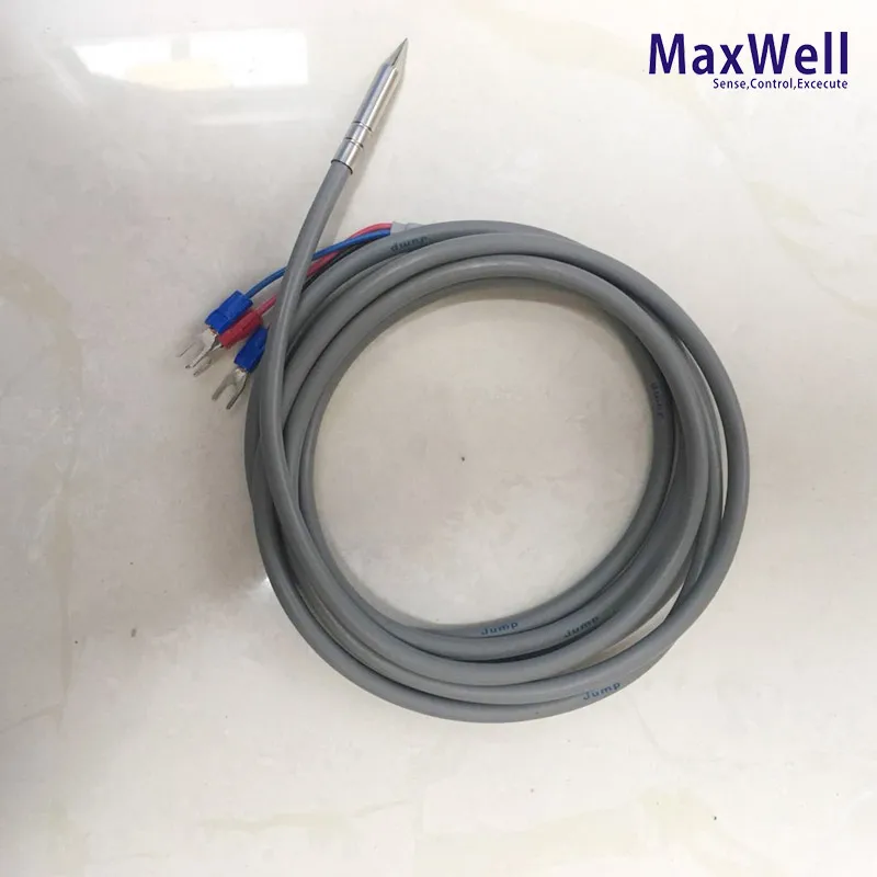 Industrial Stainless Steel Pt100 Needle Temperature Sensor Glass Material OEM & ODM Supported for Food Processing & BBQ