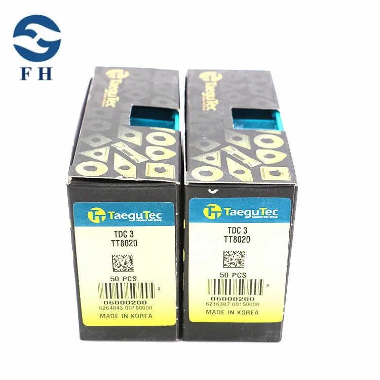 TDC 3 TT8020 Taegutec Machine Carbide Tips
