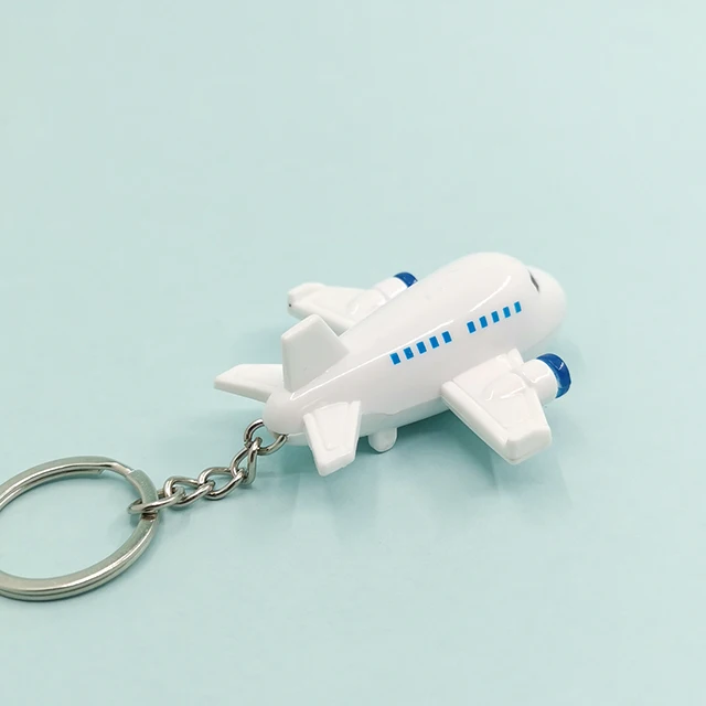Light up Plane Keychain with Sound Making