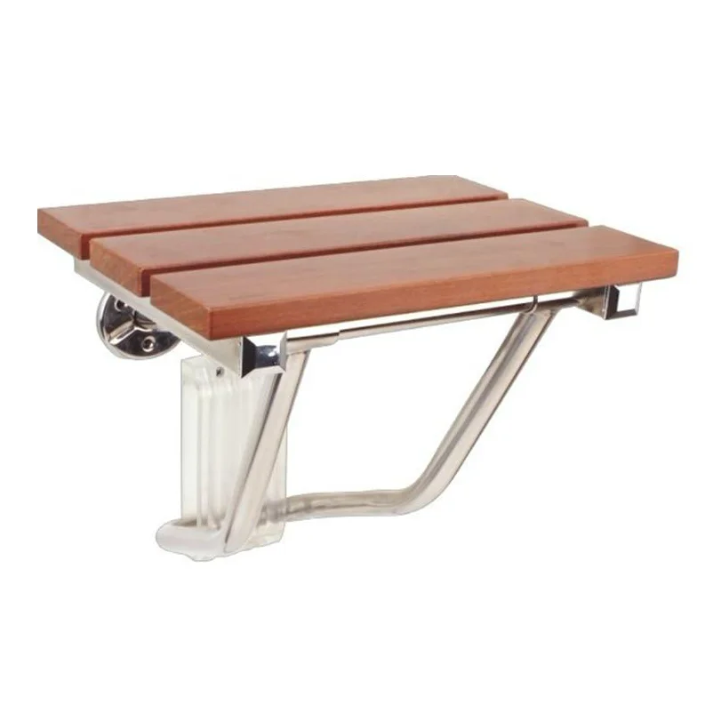 New Style Stainless Steel Bath Stool Shower Chair Wall Mounted Folding Bath Chair Shower Seat