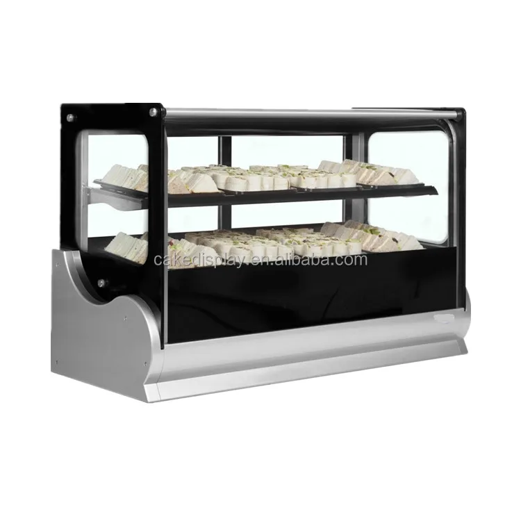 Small Marble Table Top Cake Showcase Fridge Cooler
