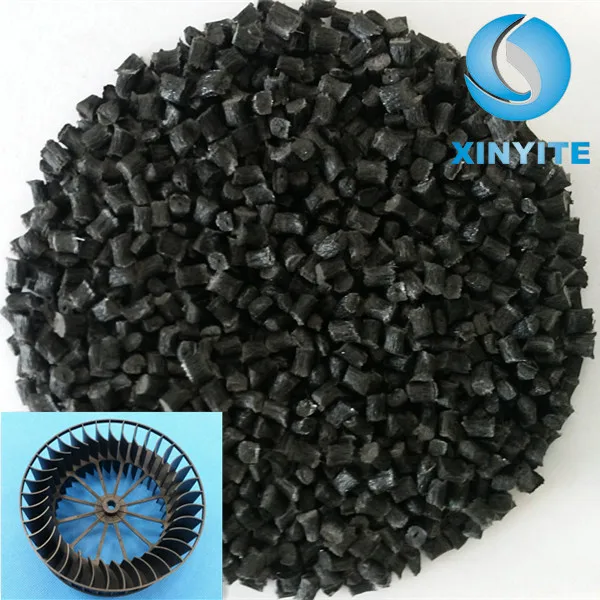 черный цвет автомобилей ветровое колесо Инъекции части 30% С. стекловолокна заполнено PP GF30