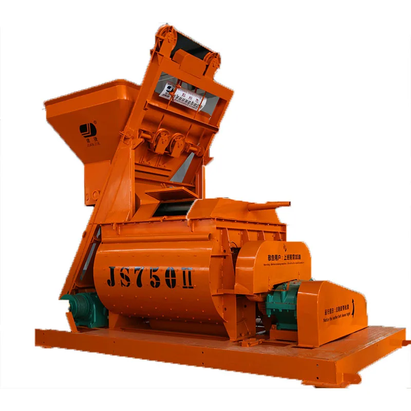 JS750 Twin Shaft Concrete Mixer Matched with Block Making Machine