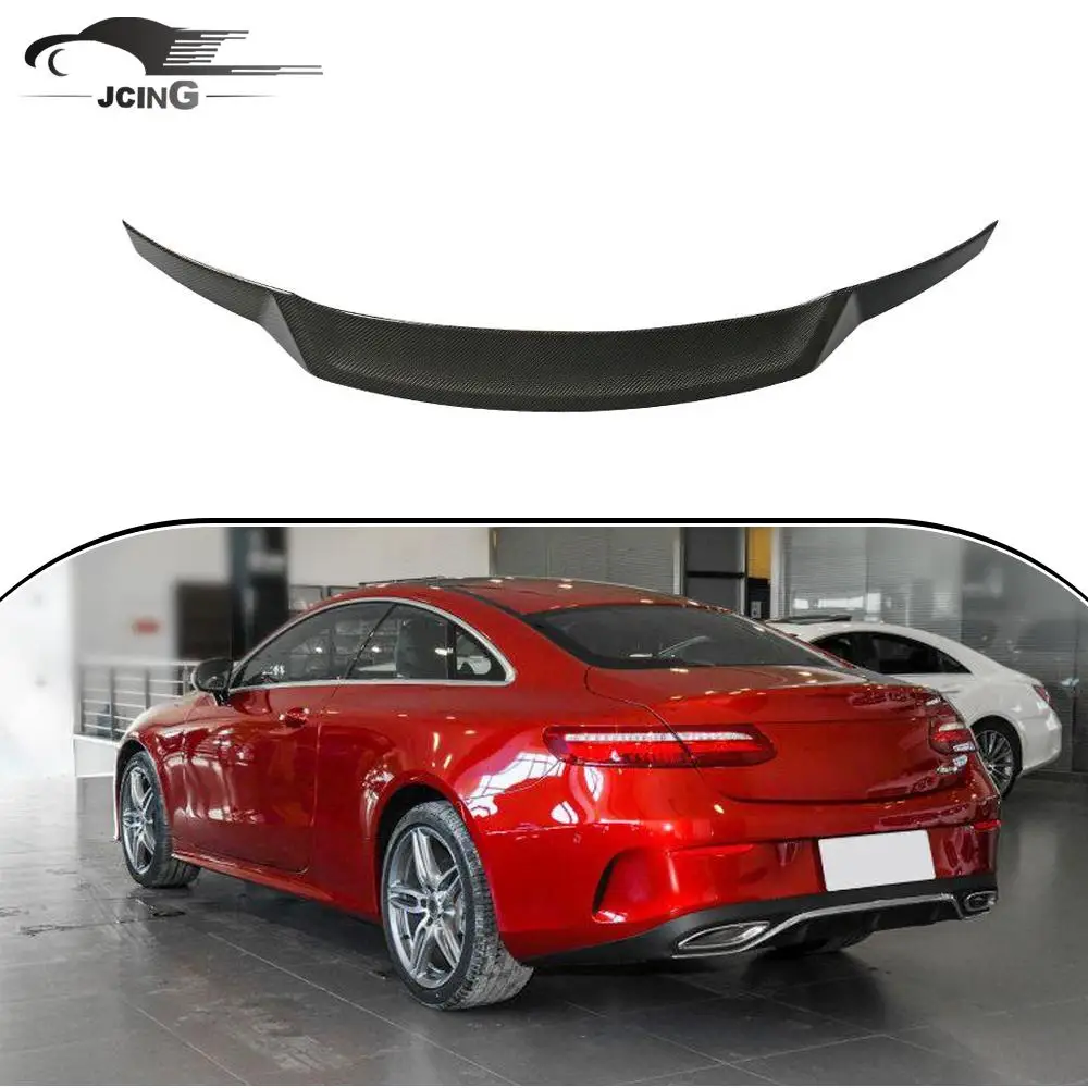 c238 碳纤维后备箱扰流板翼适用于梅赛德斯奔驰 e 级轿跑车 2017-2019