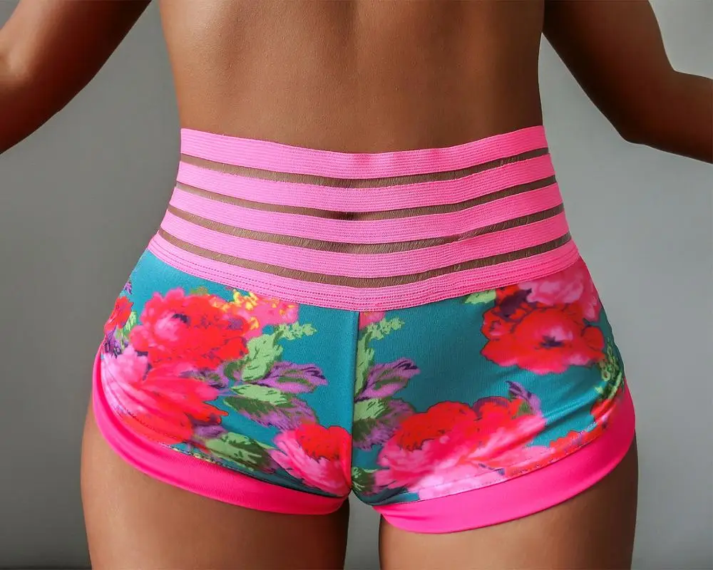 Custom logo scrunch butt shorts sexy women printed workout yoga booty shorts  plus size| Alibaba.com