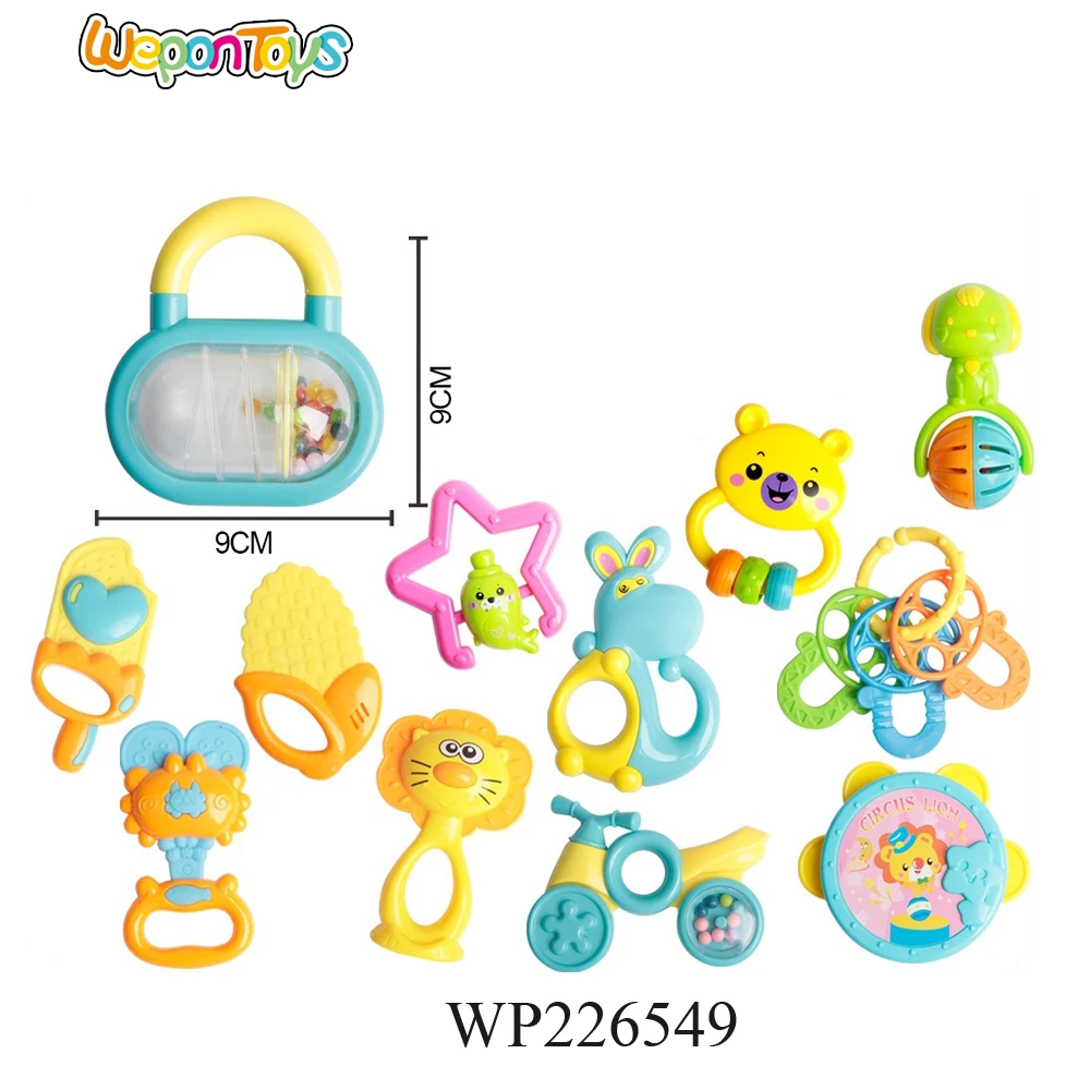 Утверждение CE 15 шт. abs материал детские зубы погремушки Игрушки для маленьких детей Детская игрушка Детские Прорезыватель