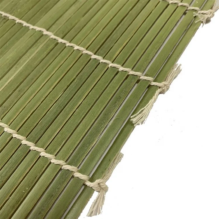 
Лидер продаж, японский Бамбуковый Коврик Для Роллинга суши 23*24 см, натуральный зеленый Бамбуковый ролл для суши, инструменты для приготовления пищи 