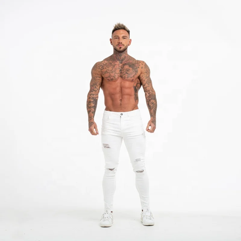 Jeans Homme Slim Fit Stretch - Pantalon Denim Confortable Avec Élasticité