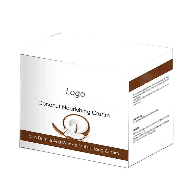 天然保湿椰子面霜,适合晒伤,舒缓