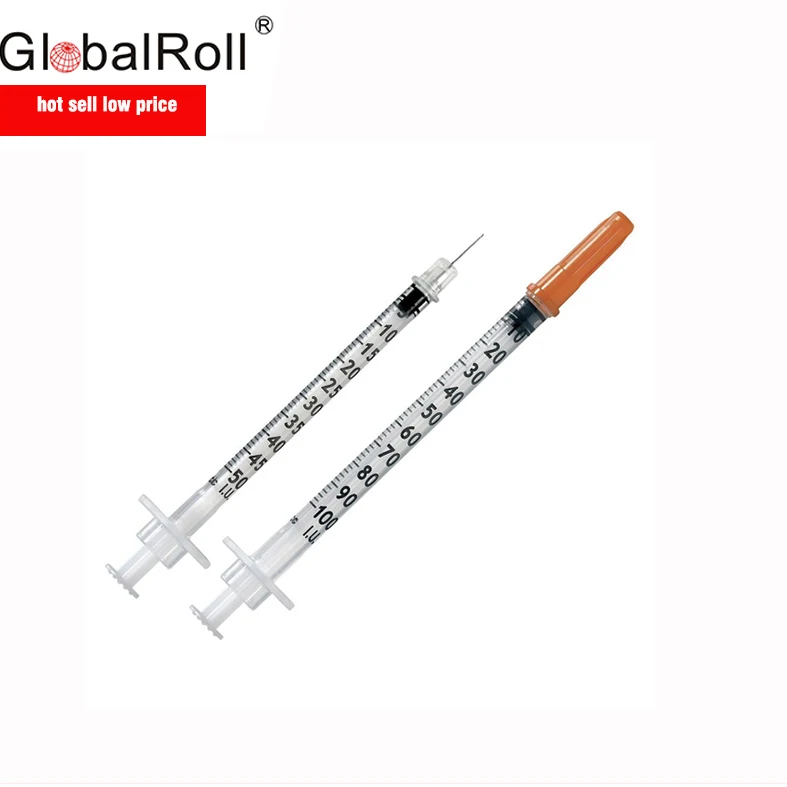 Disposable 3 Part Luer Feelject 05ml 1ml U40 100 U100 Unit Orange Cap Cover Insulin Syringes With Needle Buy 05ml 1ml Insulin Syringe 05ml Insulin Syringe 05ml Insulin Syringe U40 Product On Alibaba Com