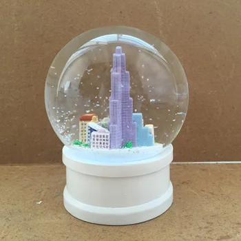 High Quality Resin Glass Snow Globe For Tourist Landscape Souvenir ...