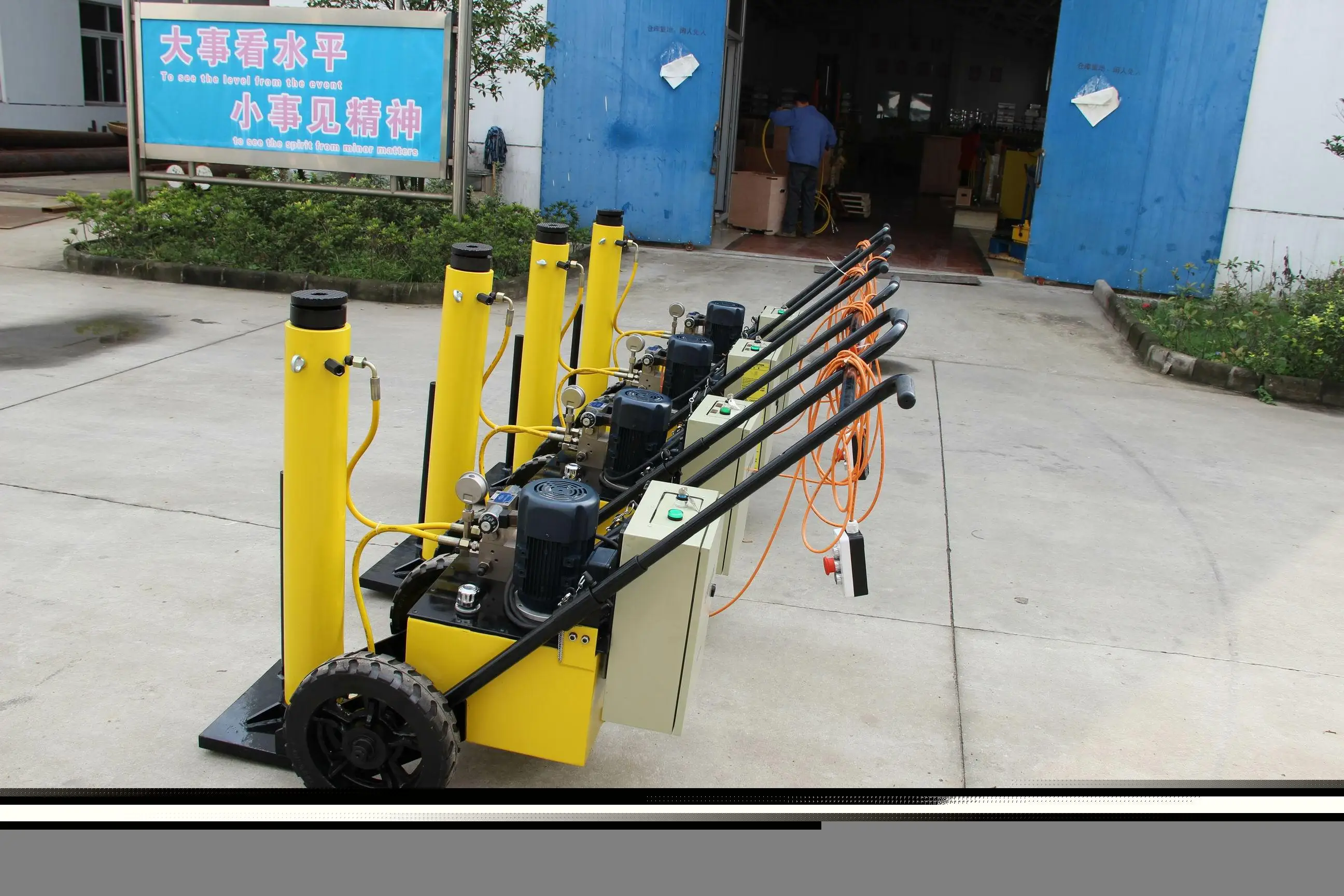 
 50 100 150 200ton  Train use mobile  hydraulic Lifting Jack  
