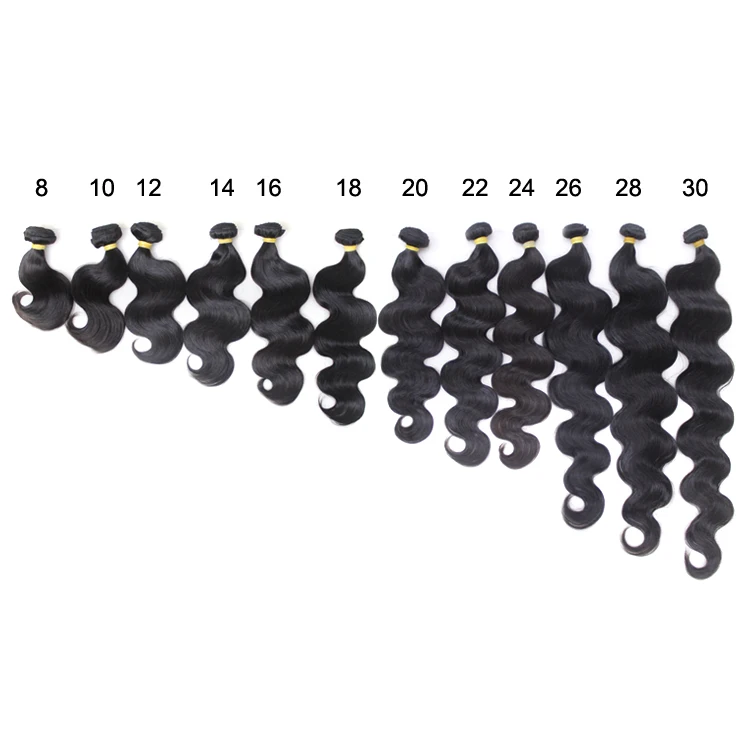 Free Sample No Mixed 100% Virgin Remy Indian Body Wave Bundles Brazilian Human Hair Extensions with Cash on Delivery