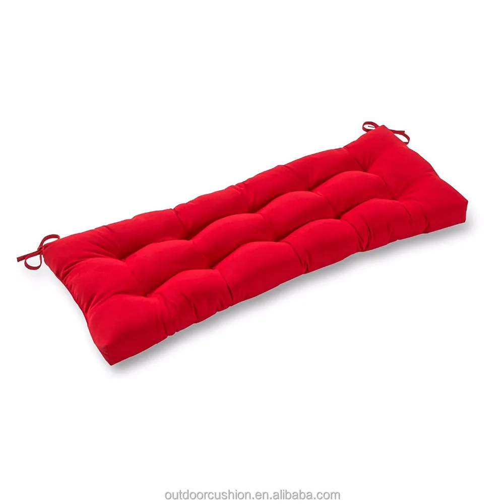 Zy Bc0016 Red Soft Outdoor Back Cushion Garden Solid Bench Cushion For Home Buy Solid Bench Cushion
