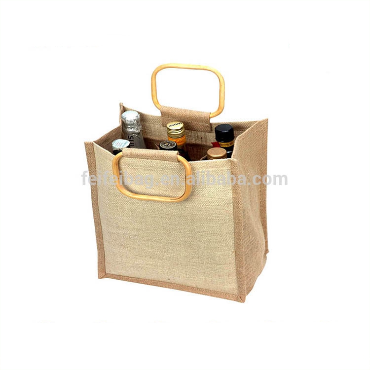 hessian wine bottle bags