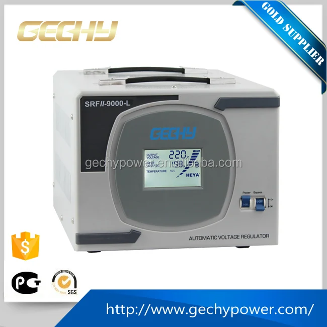 9000VA LCD Display 7000W Relay Control AC Automatic Voltage Regulator/stabilizer/AVR