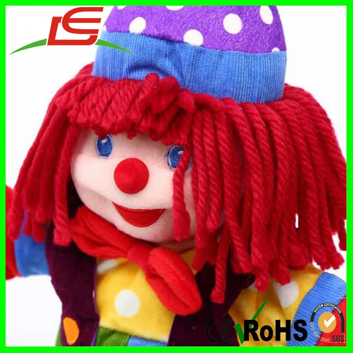 Source Großhandel niedlichen weichen handgemachten Plüsch Handpuppe  Spielzeug Zirkus Clown Puppen on m.alibaba.com