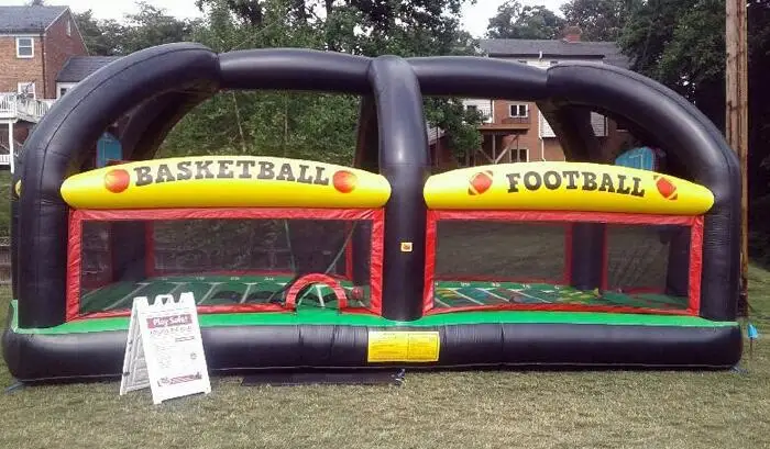 Надувной спортивный домик для прыжков, все в одном, спортивные игры для вечеринок