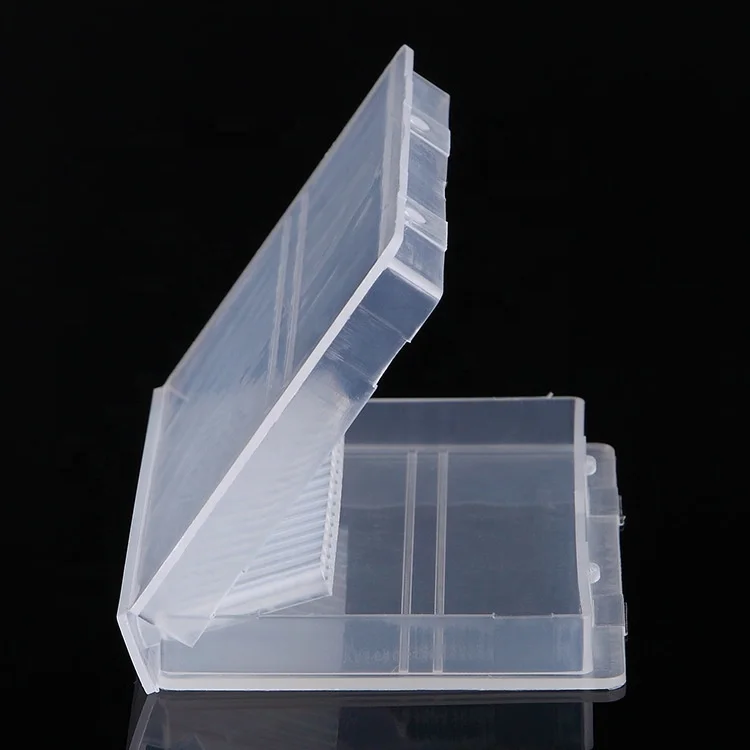 1pc plastic transparent drill bit storage box collection container case HICA 